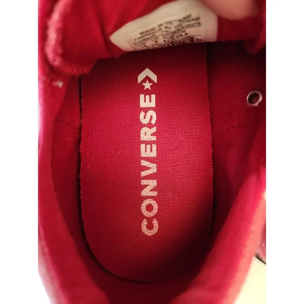 Converse Allstars Shoes Gym Red Gold White 560690C Womens 10 Fast Ship